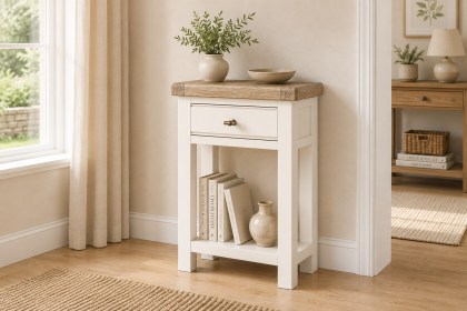 Windsor Country Oak Painted Telephone Table