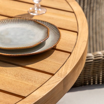 Gallery Direct Chatsworth Outdoor Garden Round Dining Table