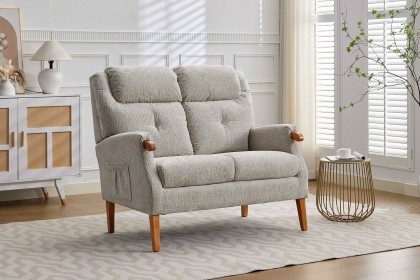 GFA Isla Fireside 2 Seater Sofa in Linen Fabric