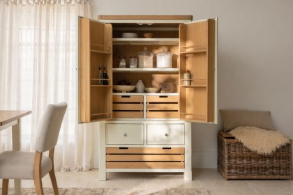 Burford Painted Oak Kitchen Larder Unit