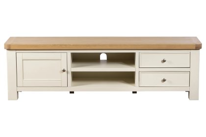 Burford Painted Oak Large TV Unit