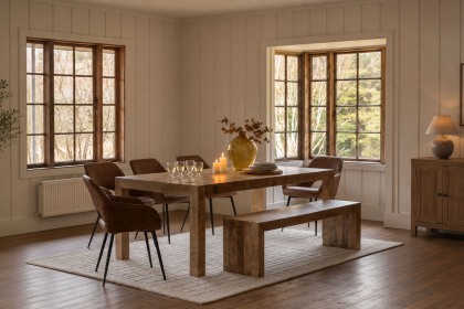 Gallery Direct Iowa Dining Table Natural 2000x1000x750mm Gallery Direct Iowa Dining Table Natural 2000x1000x750mm