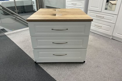 Ex-Display Redruth - Portofino 3 Drawer Chest Grey