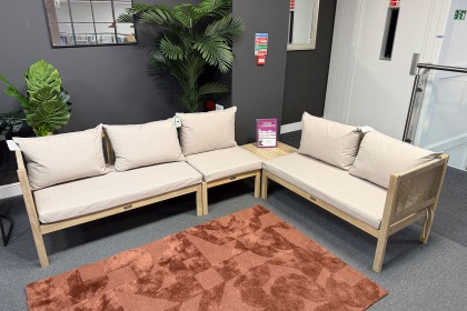Ex-Display Truro - Gallery Direct Outdoor Paros Corner Set
