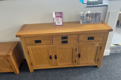 Ex-Display Redruth - Wexford Oak Large Sideboard