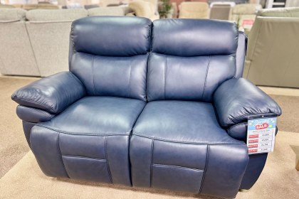 Ex-Display Liskeard - Boston 2 Seater Power Recliner Leather Sofa