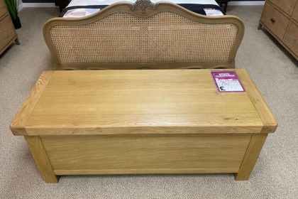 Ex-Display St Austell - Normandy Oak Blanket Box