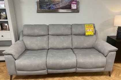 Ex-Display St Austell - Dixon 2.5 Seater Power Recliner Sofa with Power Headrest