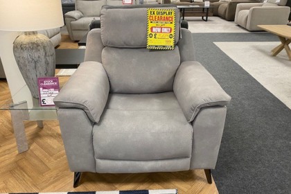 Ex-Display St Austell - Dixon Power Recliner Chair with Power Headrest