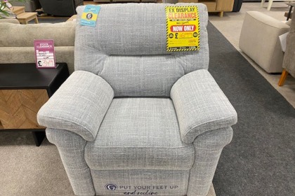 Ex-Display St Austell - G Plan Seattle Power Recliner Armchair with Lumbar Support Ex-Display St Austell - G Plan Seattle Power Recliner Armchair with Lumbar Support