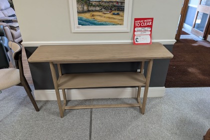 Ex-Display Newquay - Gallery Direct Craft Console Table Smoked Ex-Display Newquay - Gallery Direct Craft Console Table Smoked