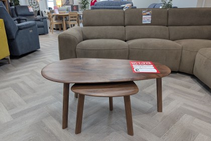 Ex-Display Newquay - Gallery Direct Madrid Coffee Table Nest Walnut Ex-Display Newquay - Gallery Direct Madrid Coffee Table Nest Walnut