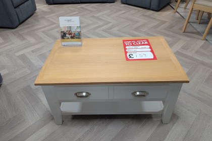 Ex-Display Newquay - Nebraska Coffee Table Painted White