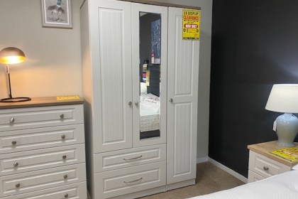 Ex-Display St Austell - Westbury 3 Door Combi Wardrobe