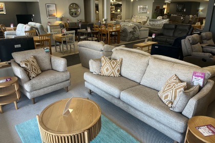 Ex-Display Redruth - Bowie 3 Seater Sofa & Chair
