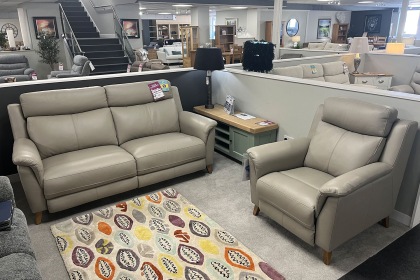 Ex-Display Redruth - La-Z-Boy Kenzie 3 Seater Power Recliner Sofa & Power Recliner Chair