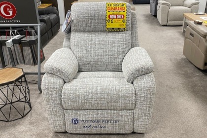 Ex-Display St Austell - G Plan Kingsbury Fabric Power Recliner Chair Ex-Display St Austell - G Plan Kingsbury Fabric Power Recliner Chair