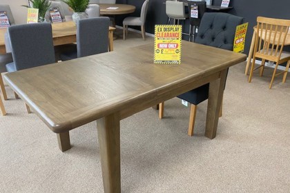 Ex-Display St Austell - Smoked Oak 1.3m Extending Dining Table