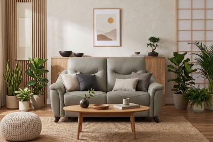 G Plan Olivia Leather Small Sofa with Heat, Lumbar and Headrest Functions G Plan Olivia Leather Small Sofa with Heat, Lumbar and Headrest Functions