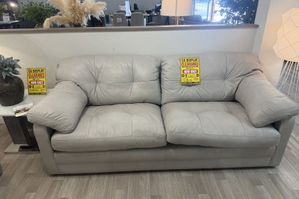 Ex-Display Truro - Alexandra & James Bailey 3 Seater Leather Sofa