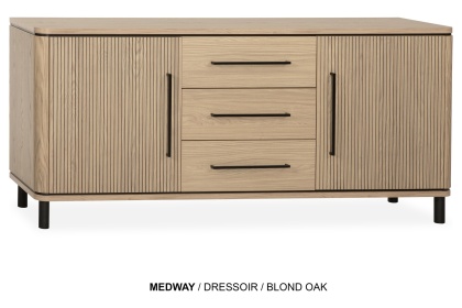 Medway Blond Oak Lamulux 180cm Large Sideboard Medway Blond Oak Lamulux 180cm Large Sideboard