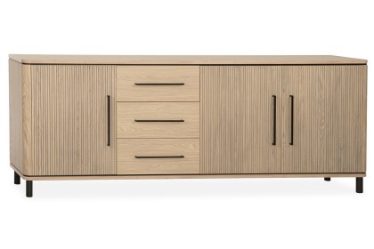 Medway Blond Oak Lamulux 240cm Wide Sideboard Medway Blond Oak Lamulux 240cm Wide Sideboard