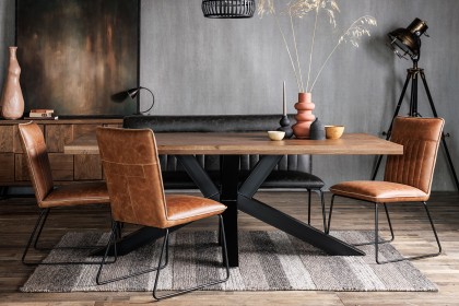 Soho Solid Oak 240cm Holburn Star Base Dining Table