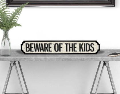BEWARE OF THE KIDS Vintage Road Sign / Street Sign BEWARE OF THE KIDS Vintage Road Sign / Street Sign