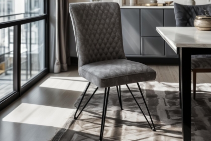 Forge Industrial Grey Dining Chair