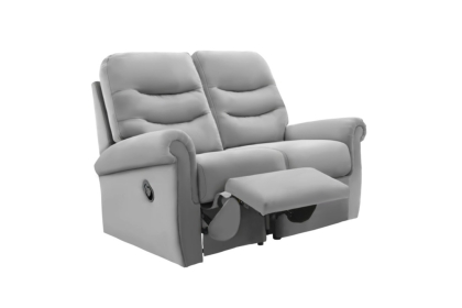 G Plan Holmes Leather 2 Seater Sofa