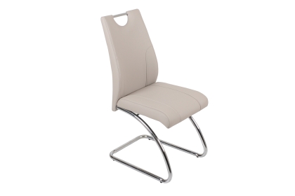 Zen Dining Chair in Champagne PU Finish Zen Dining Chair in Champagne PU Finish