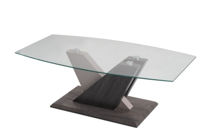 Zen Glass Coffee Table with High Gloss Finish