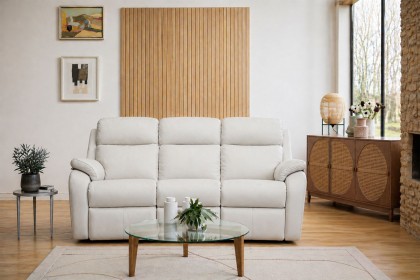 G Plan Kingsbury Leather 3 Seater Sofa
