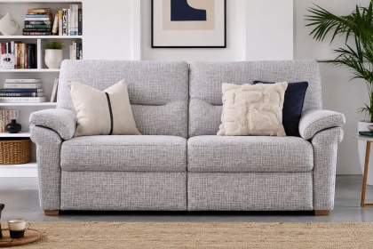 G Plan Seattle Fabric 3 Seater Sofa With Wood Feet