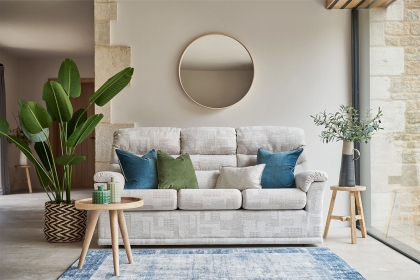 G Plan Malvern Fabric 3 Seater 3 Cushion Sofa G Plan Malvern Fabric 3 Seater 3 Cushion Sofa