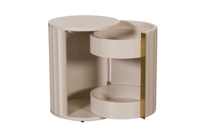 Lily Painted Mahogany Bedside (Right)