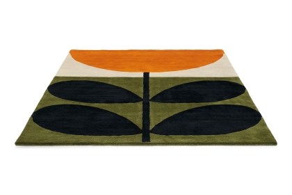 Orla Kiely Stem Black Rug Orla Kiely Stem Black Rug