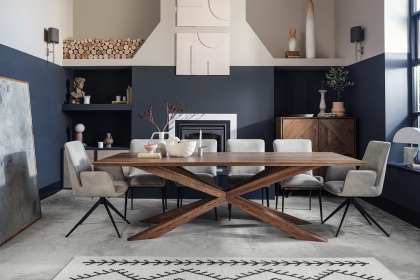 Hudson Solid Oak 240cm Dining Table