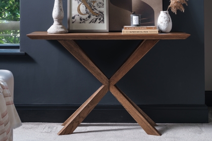 Hudson Solid Oak Console Table