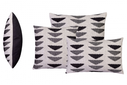 Scatter Cushion in Zara Black Scatter Cushion in Zara Black