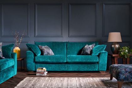 Mullion Upholstered 2 Seater Sofa