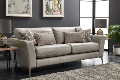Falmouth Leather Hide 3 Seater Sofa