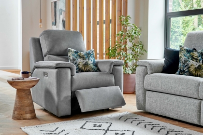 G Plan Harper Fabric Lumbar Recliner Chair