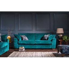 Mullion Upholstered Designer Stool
