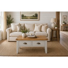 Cotswold Grey Painted Oak Coffee Table