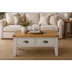 Cotswold Grey Painted Oak Coffee Table