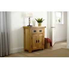 Cotswold Rustic Oak Mini Sideboard 70cm Wide