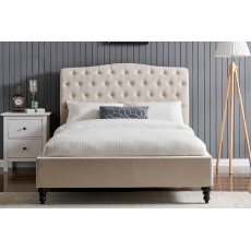 Rosalie Fabric Bed Frame in Natural Rosalie Fabric Bed Frame in Natural