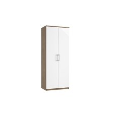 Calgary High-Gloss Double Tall Wardrobe