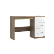 Calgary High-Gloss Single Pedestal Dressing Table